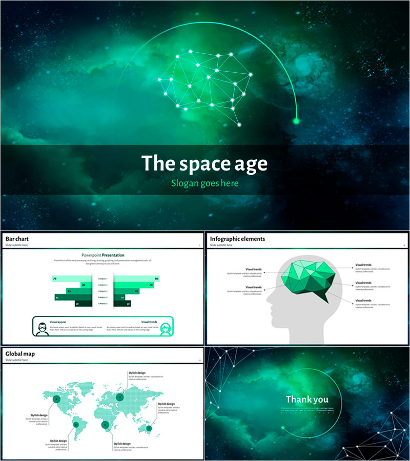 Space Presentation Template – Modern and Captivating Design