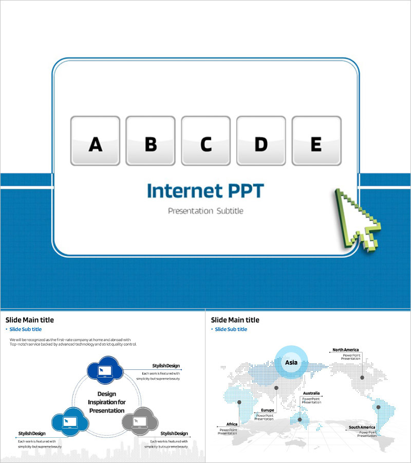 IT·컴퓨터 프레젠테이션 템플릿 – 깔끔하고 세련된 디자인