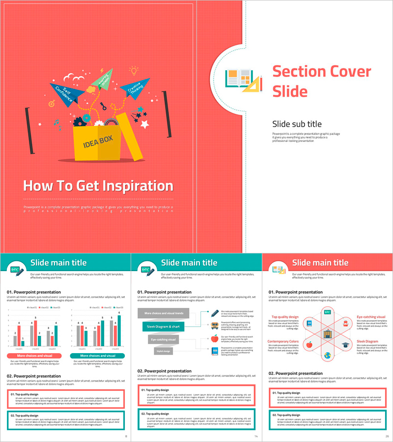 창의력 세로형 템플릿 – 감각적인 디자인으로 교육 효과 극대화