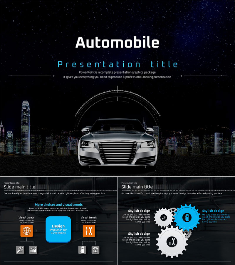 모터쇼 피피티 템플릿 – 시선을 사로잡는 자동차 디자인