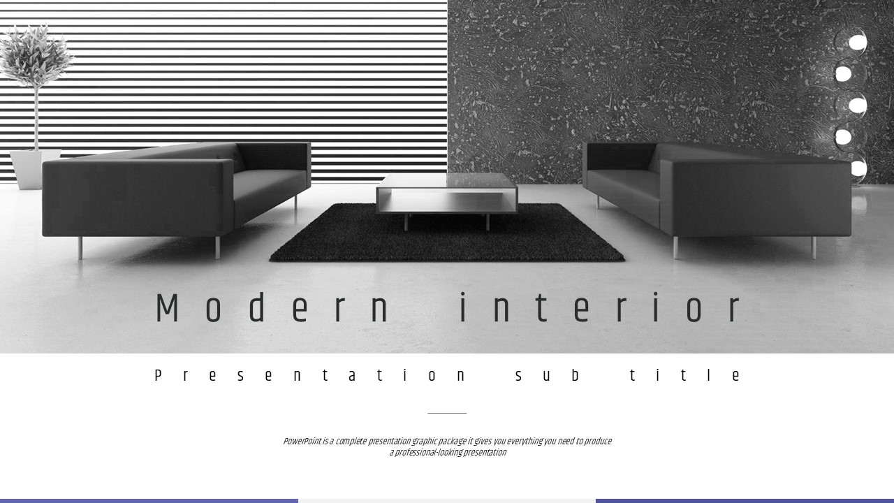 Modern Interior Presentation Template – Stylish and Sleek Design