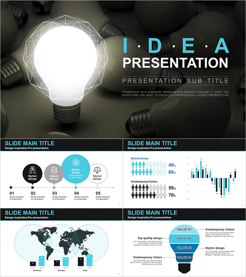 Idea Presentation Wide – Stylish Business Design