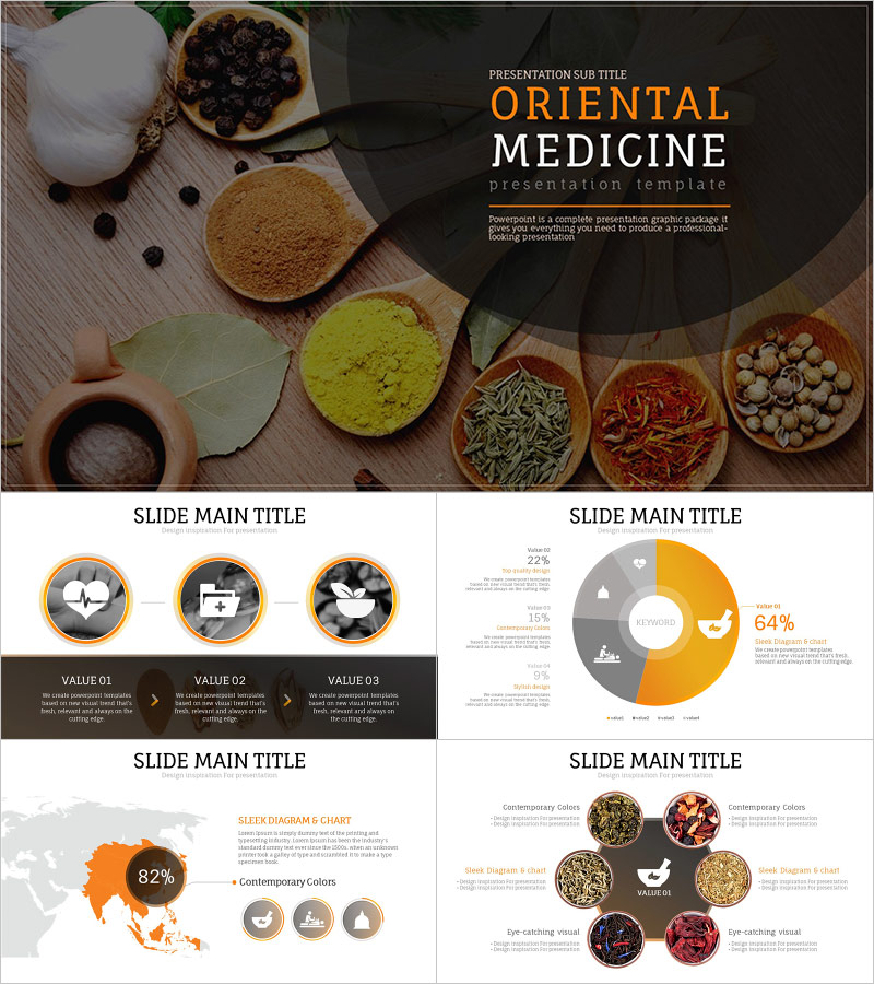 Oriental Medicine Presentation Wide – Modern and Stylish Design