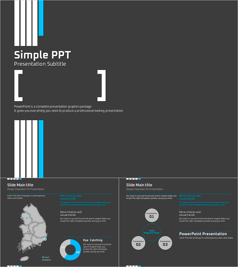 Simple PPT Template – Sleek and Stylish Design