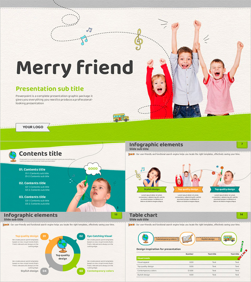 Children Template Wide – Fun and Creative Design for Education