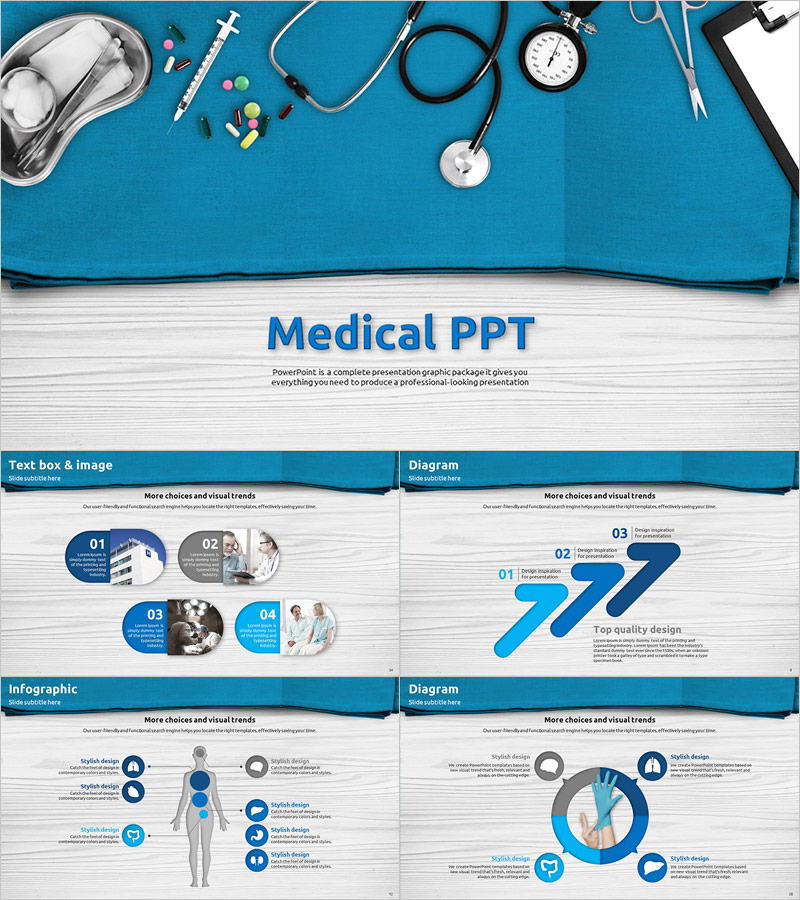 병원 의료 프레젠테이션 템플릿 - 전문가적인 디자인으로 신뢰감 있는 발표