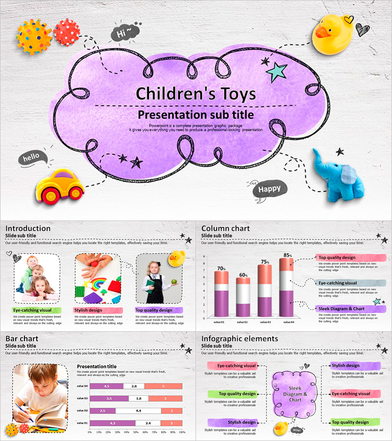 Play Therapy Presentation Template – Fun Design for Kids
