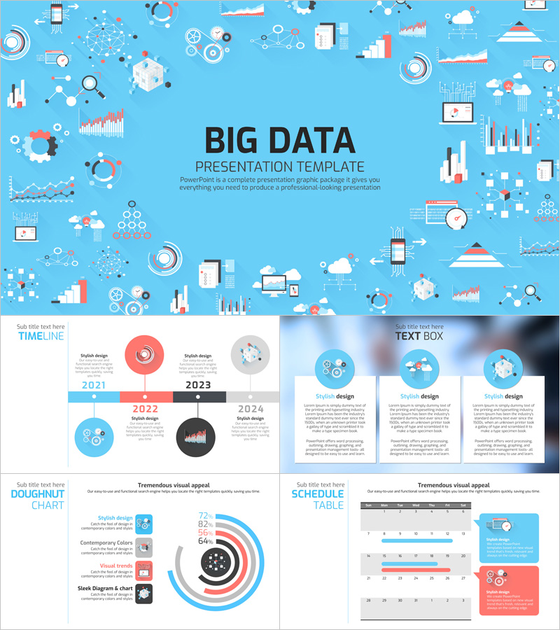Big Data Presentation Template – Visually Appealing Design