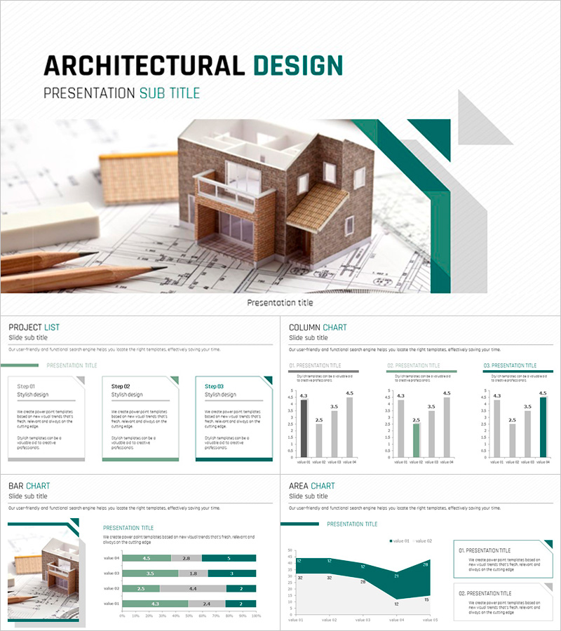 Architectural PowerPoint Template – Modern and Professional Design