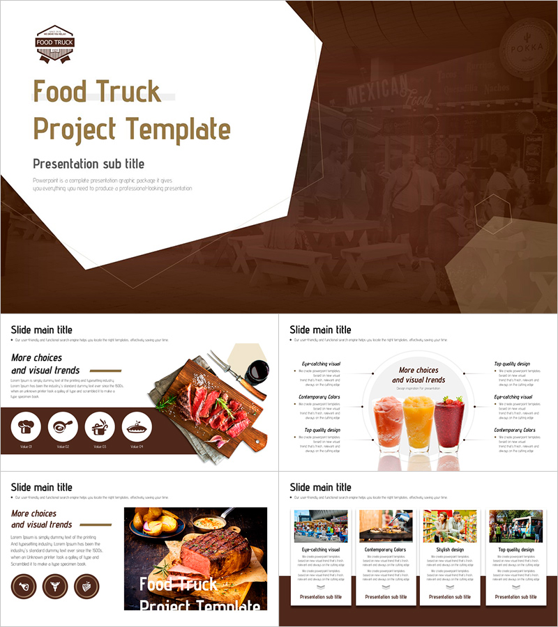 Food Truck Project Template – Visually Striking Design