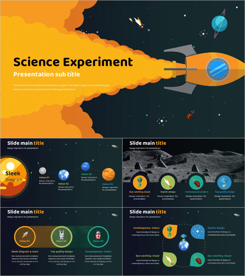 Science Experiment Presentation Template – Creative Visual and Design