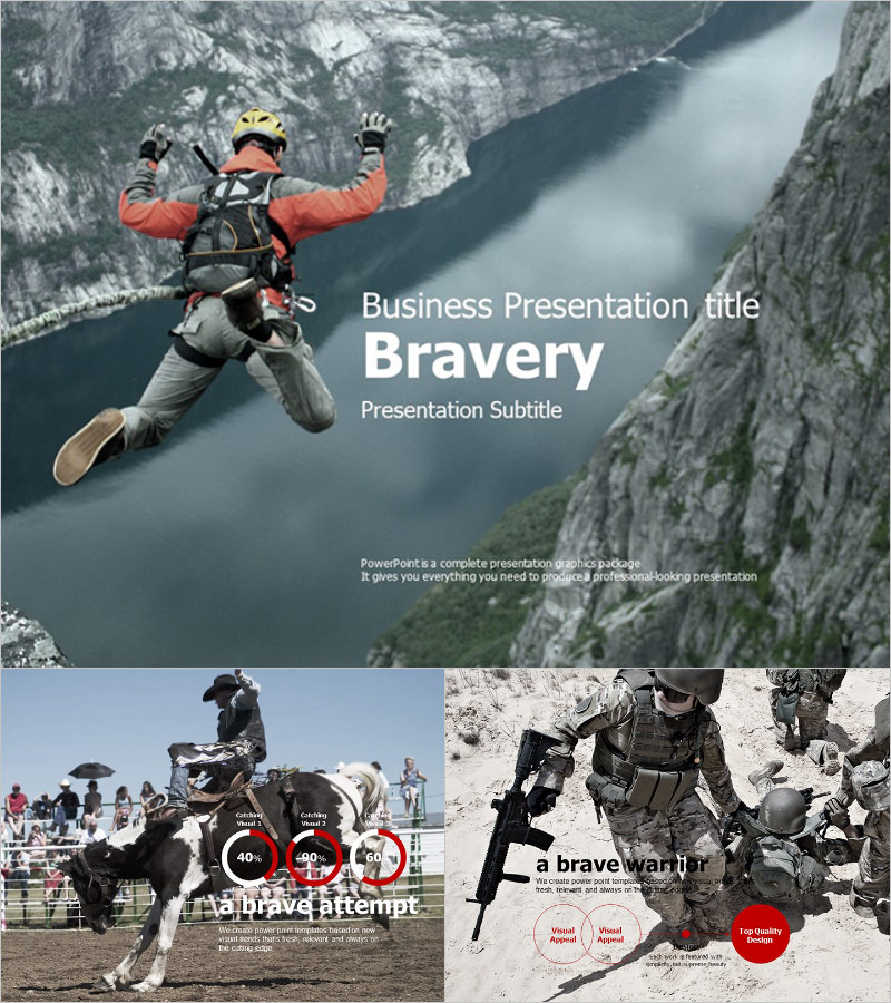 용기와 관련된 피피티 – 용기를 나누는 감성 디자인