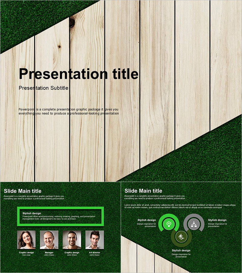Grass Template Moving – Natural Flow Design Presentation