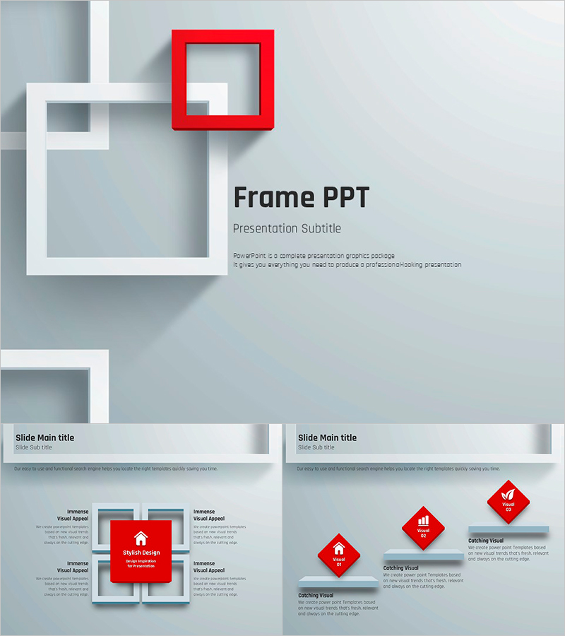 Frame Animated Presentation Template – Dynamic Effects for Eye-Catching Presentation