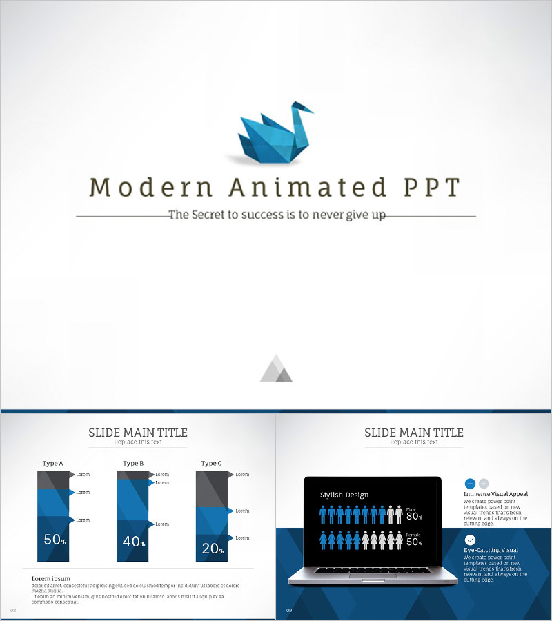 모던 애니메이션 프레젠테이션 템플릿 – 동적 효과로 시선을 끌다