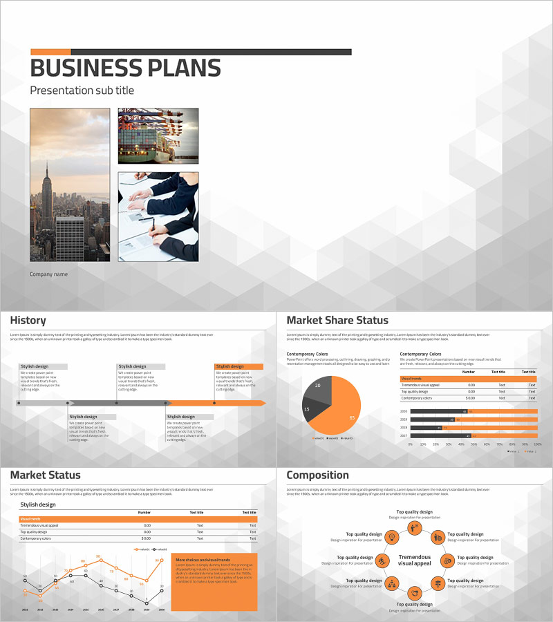 Business PPT Template – Sleek Design for Effective Planning