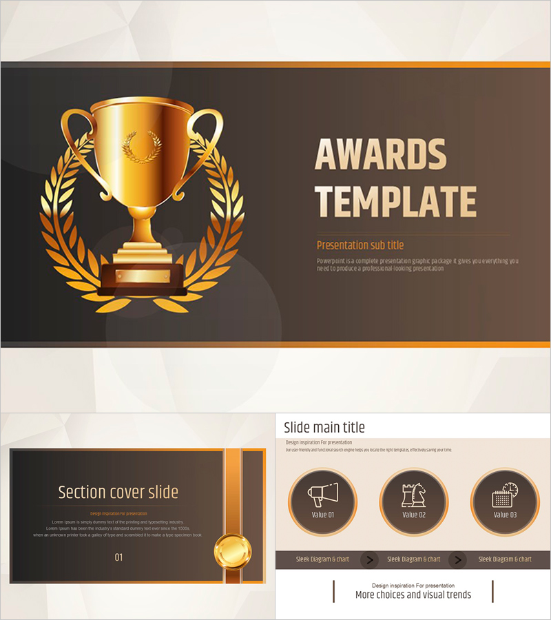 시상식 애니메이션 템플릿 – 역동적인 시각 효과로 이목을 끄는 프레젠테이션