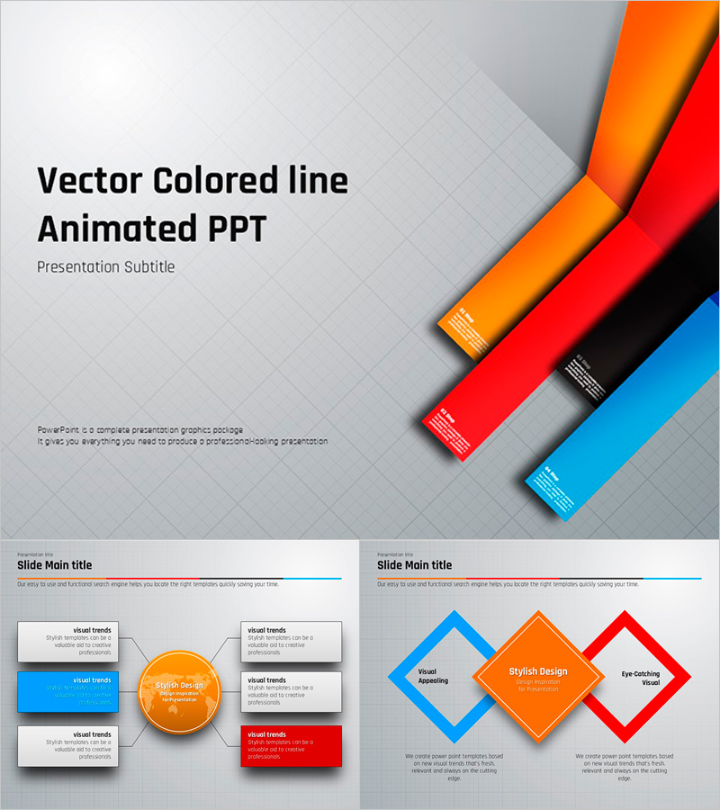 공간 레이아웃 애니메이션 PPT 템플릿 – 시선을 사로잡는 동적 디자인