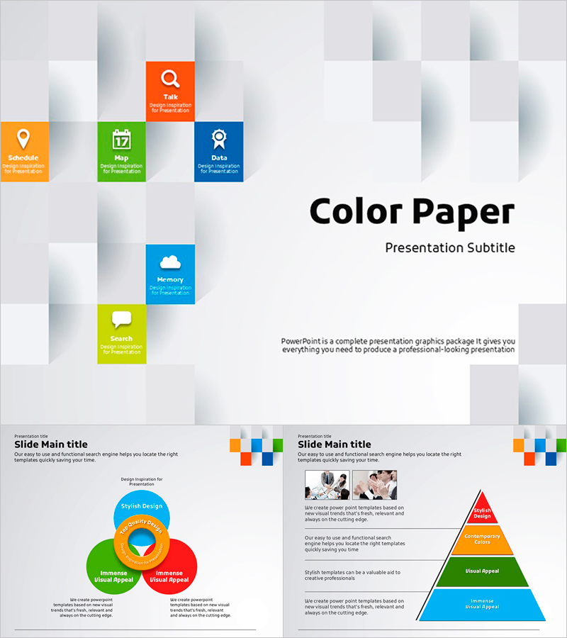 컬러 종이 테마 애니메이션 템플릿 – 생동감 넘치는 시각 효과로 시선을 사로잡다