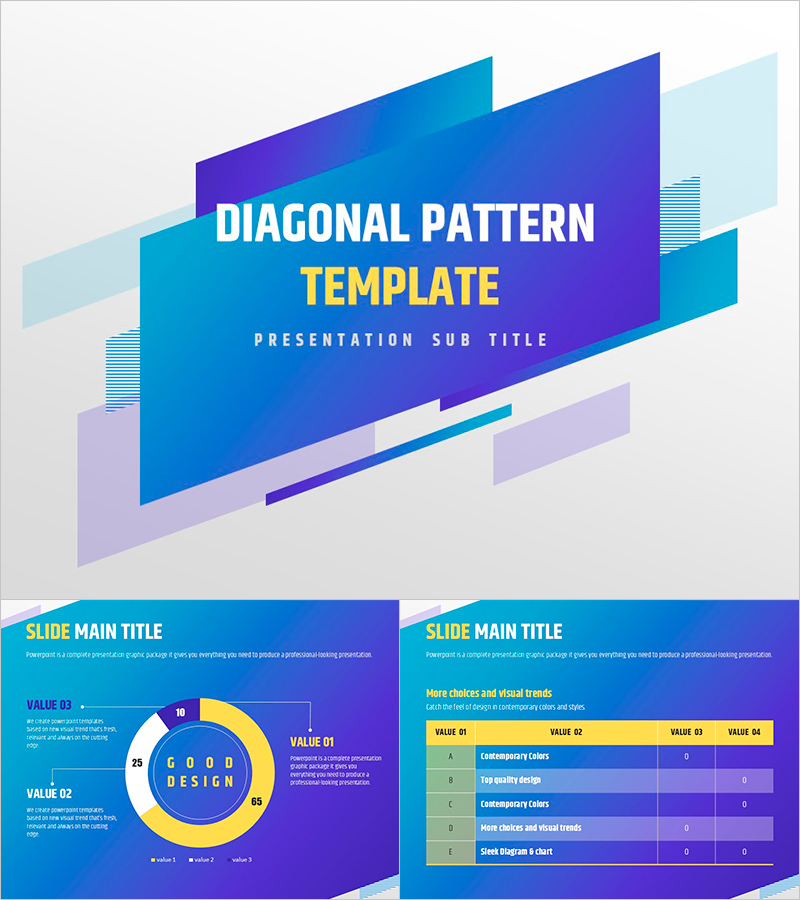 사선 패턴 무료 템플릿