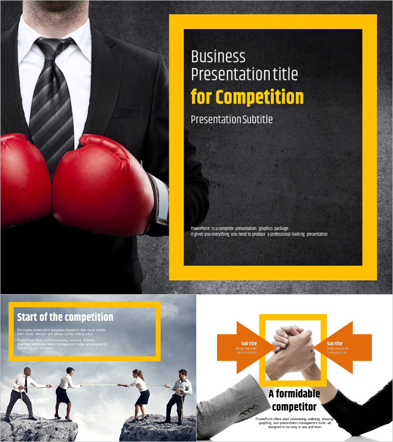 Competition-Focused ZEN Presentation Template – Powerful Messaging for Victory