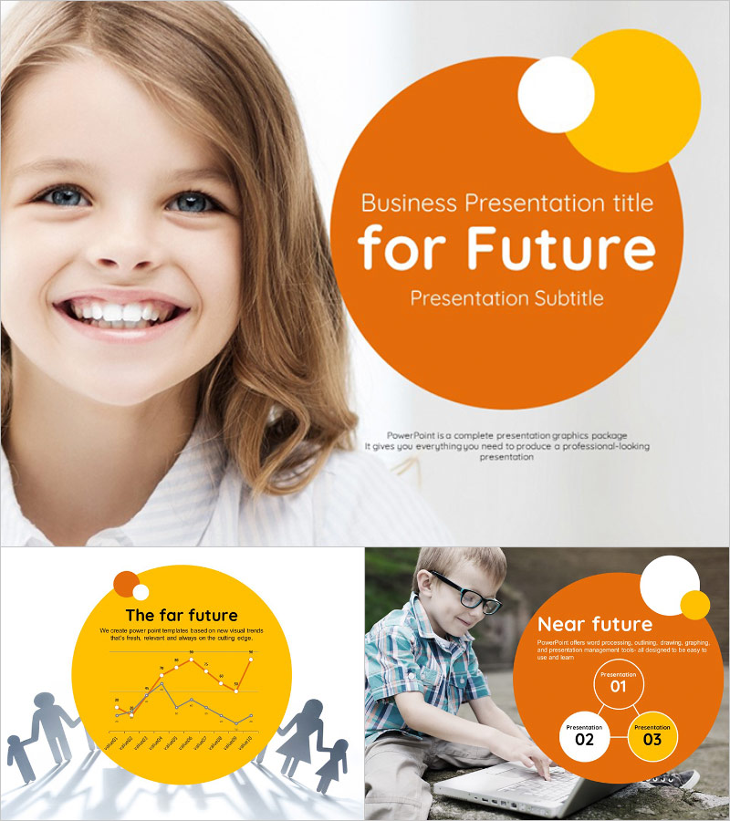 미래 중심 ZEN 프레젠테이션 템플릿 – 희망과 가능성을 전하는 밝은 디자인