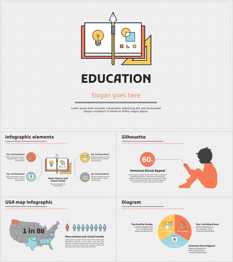 숙제를 위한 애니메이션 템플릿 - 교육적 시각 효과로 화려함을 더하다