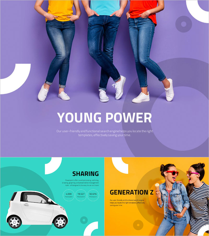 젊은 힘 피피티 – 감성적 메시지를 전하는 ZEN형 디자인