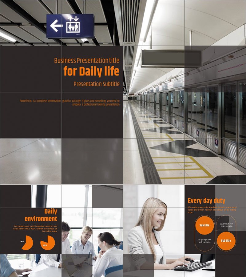 일상생활에 대한 피피티 – 감성적으로 표현하는 프레젠테이션 디자인