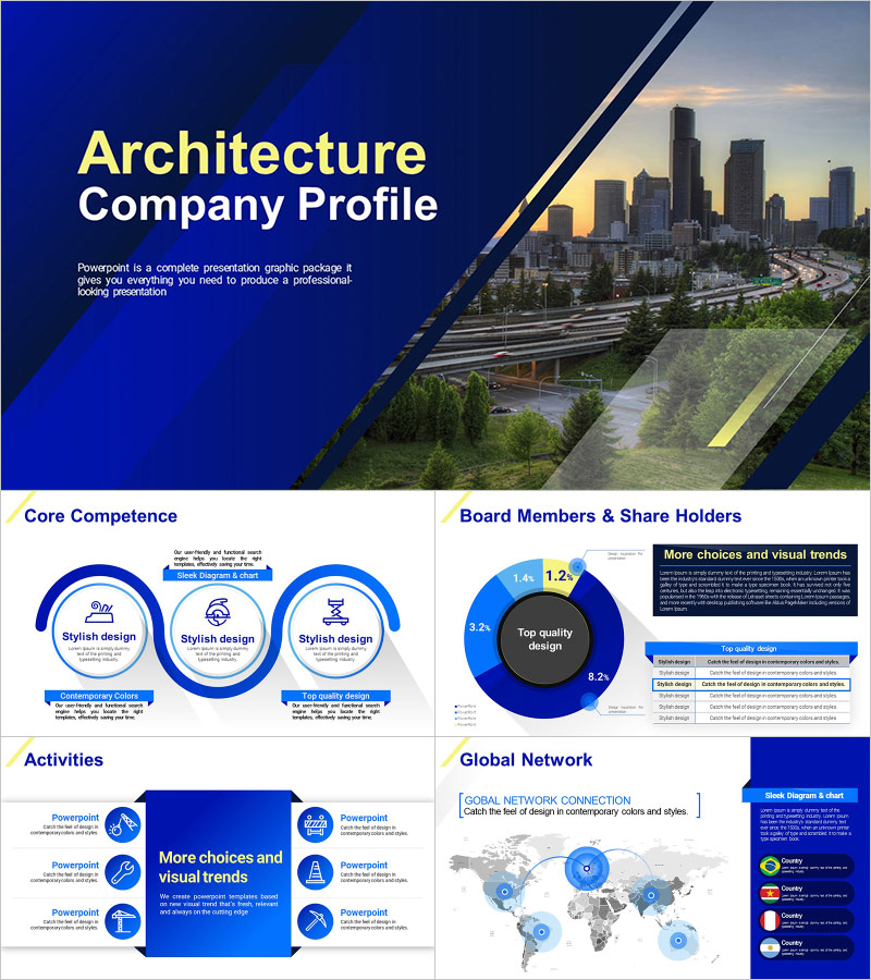 Architecture Company Profile Template – Modern and Elegant Design