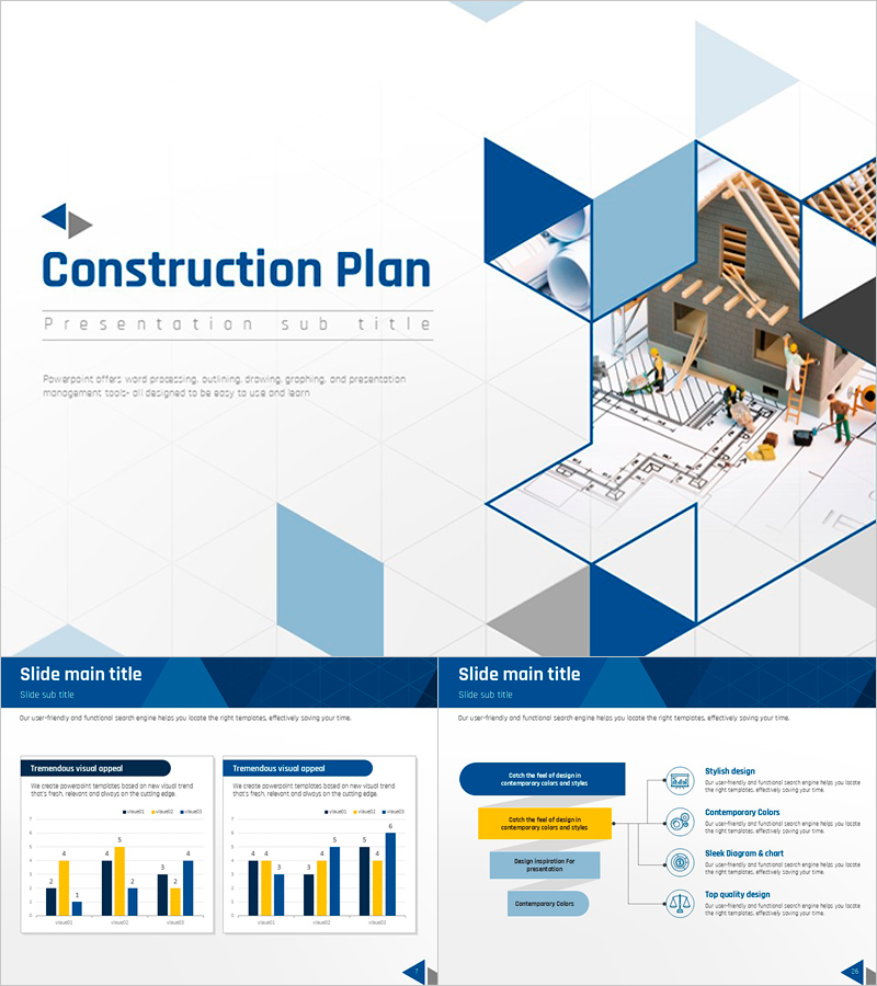 건축 기획 애니메이션 템플릿 – 동적 효과로 시선을 사로잡는 프레젠테이션