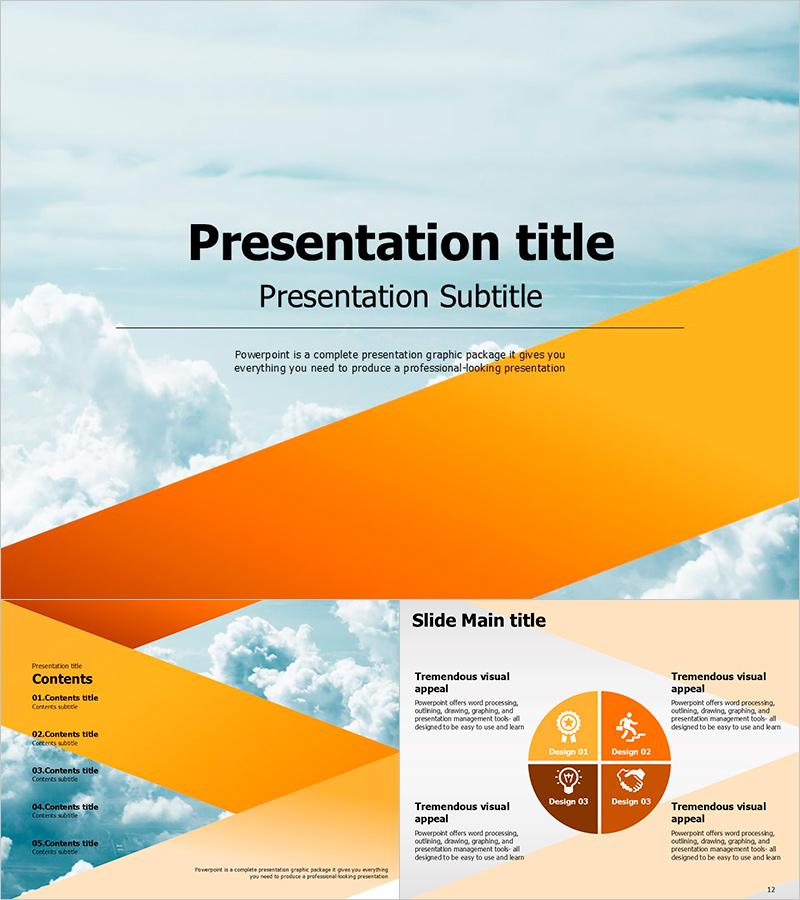 Sky Template Moving – Seamless Slide Design with Visual Flow