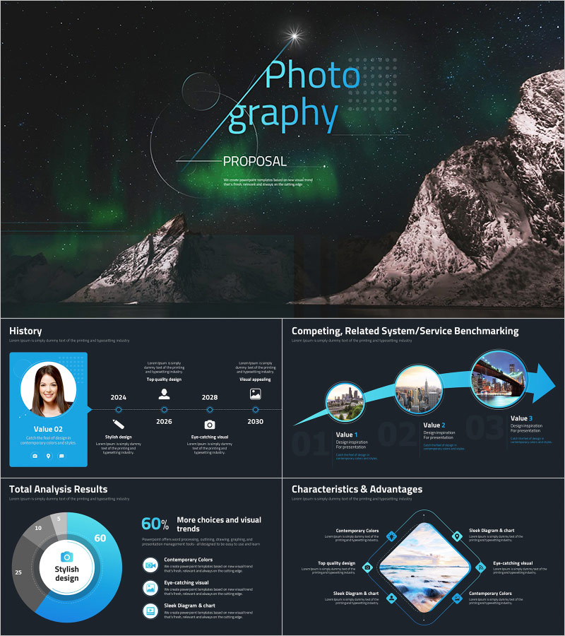 Photography Strategy Template – Sleek Design and Effective Layout