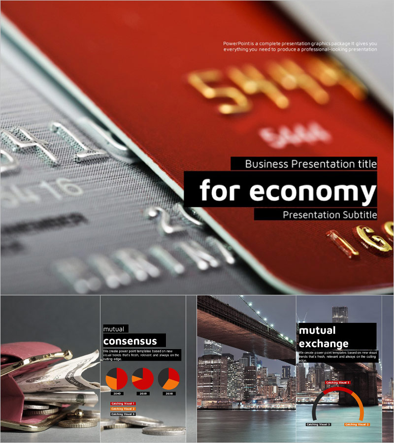 경제적 소비 중심 ZEN 프레젠테이션 템플릿 – 효율적인 메시지 전달의 핵심