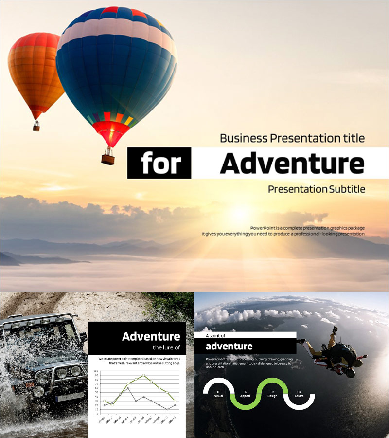 도전 피피티 – 감성을 전달하는 프레젠테이션 템플릿