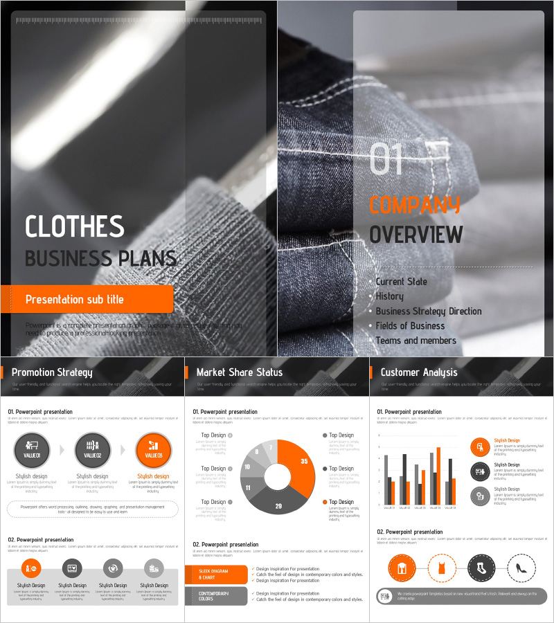 Fashion Business Plan Template – Modern Design for Success