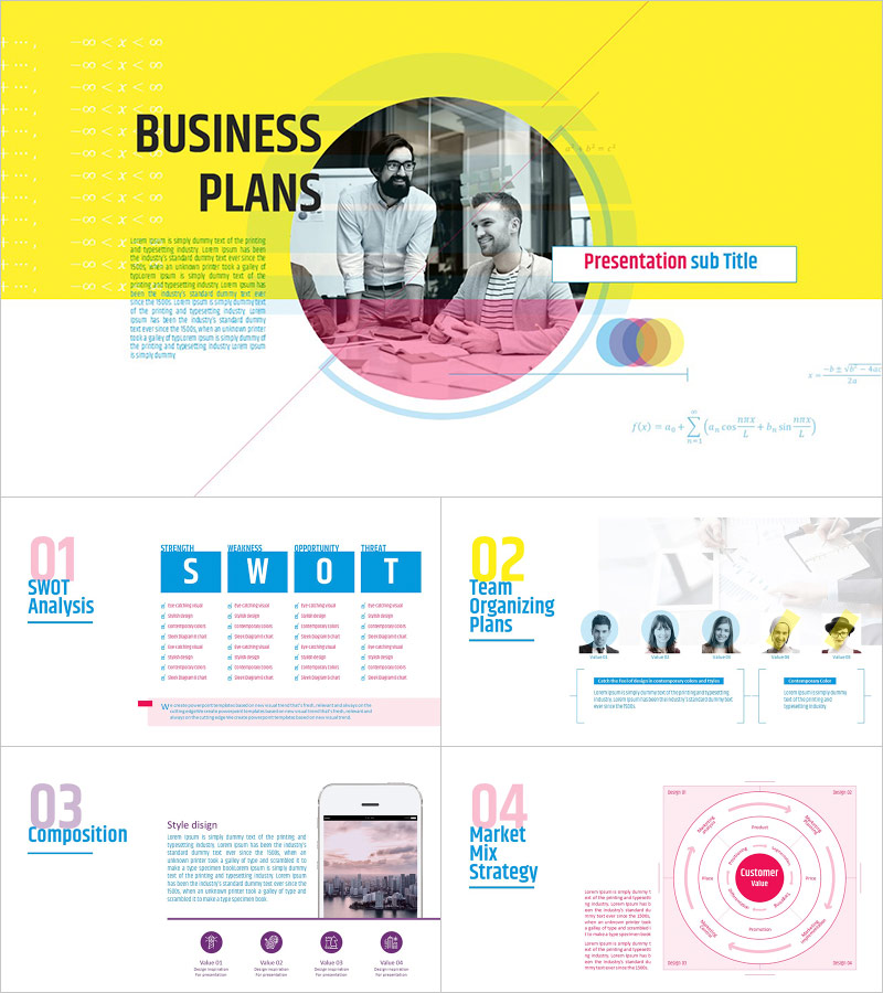 비즈니스 사업계획서 PPT 템플릿 – 전략적이고 세련된 디자인