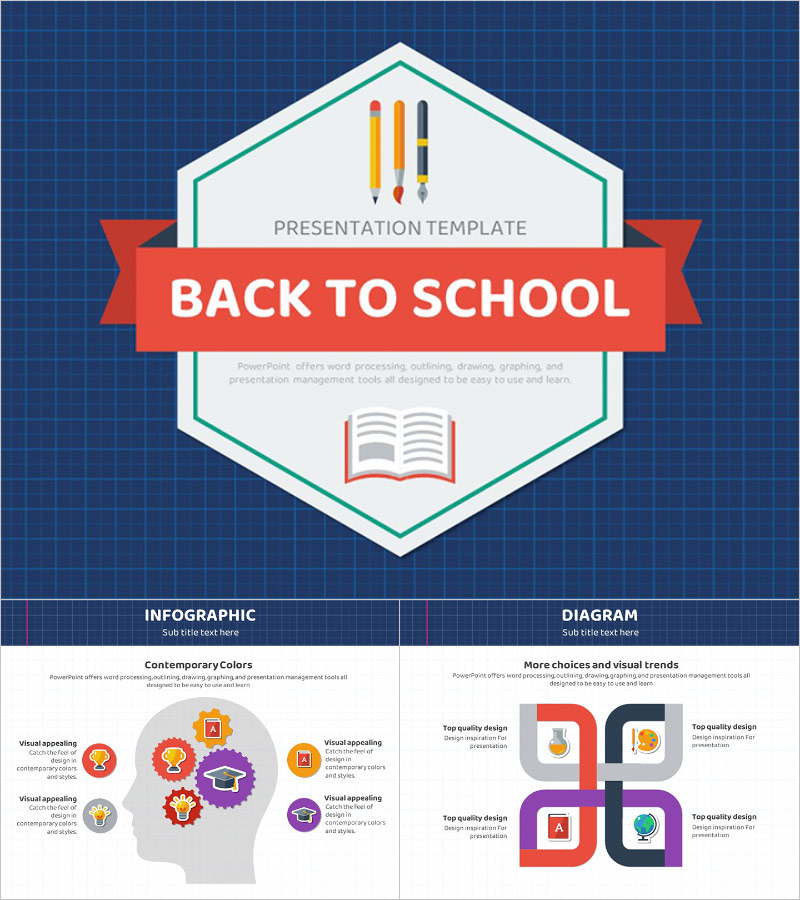 신학기 애니메이션 파워포인트 템플릿 – 새 학기를 기념하는 동적 디자인