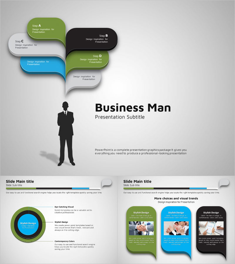 비즈니스맨 테마 애니메이션 프레젠테이션 – 동적 효과로 전문가의 이미지를 강조