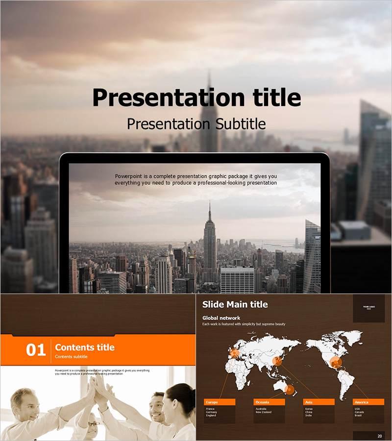 City PPT Moving Template – Stylish Design for Seamless Presentations
