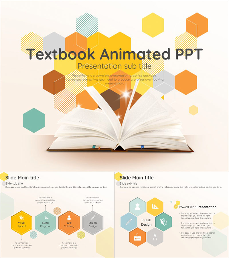 문제집 테마 애니메이션 파워포인트 – 학습 전달력을 높이는 시각적 디자인