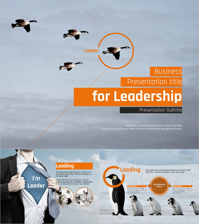 리더십 중심 ZEN형 프레젠테이션 템플릿 – 핵심 메시지를 감성적으로 전달