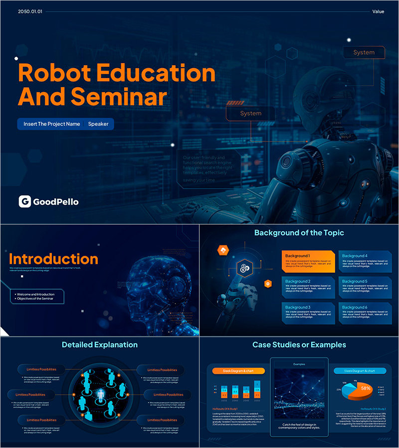 Educational Seminar Robot System Presentation Materials – Optimized for On-Site Training