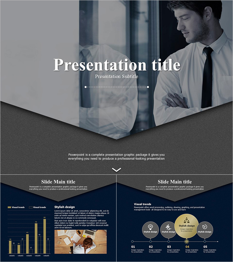 Business Moving Template – Sleek Design for Flowing Presentations