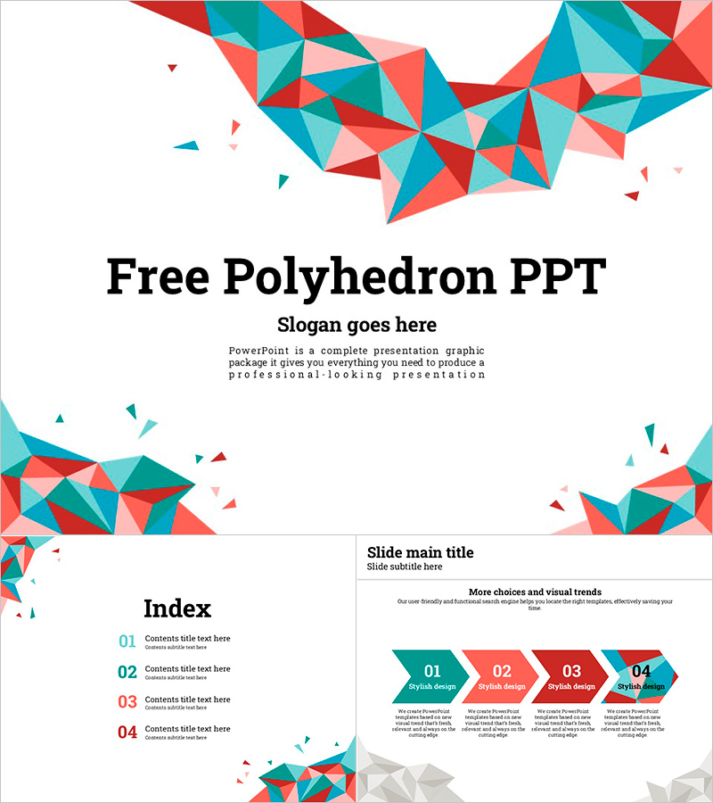 다각형 무료 피피티