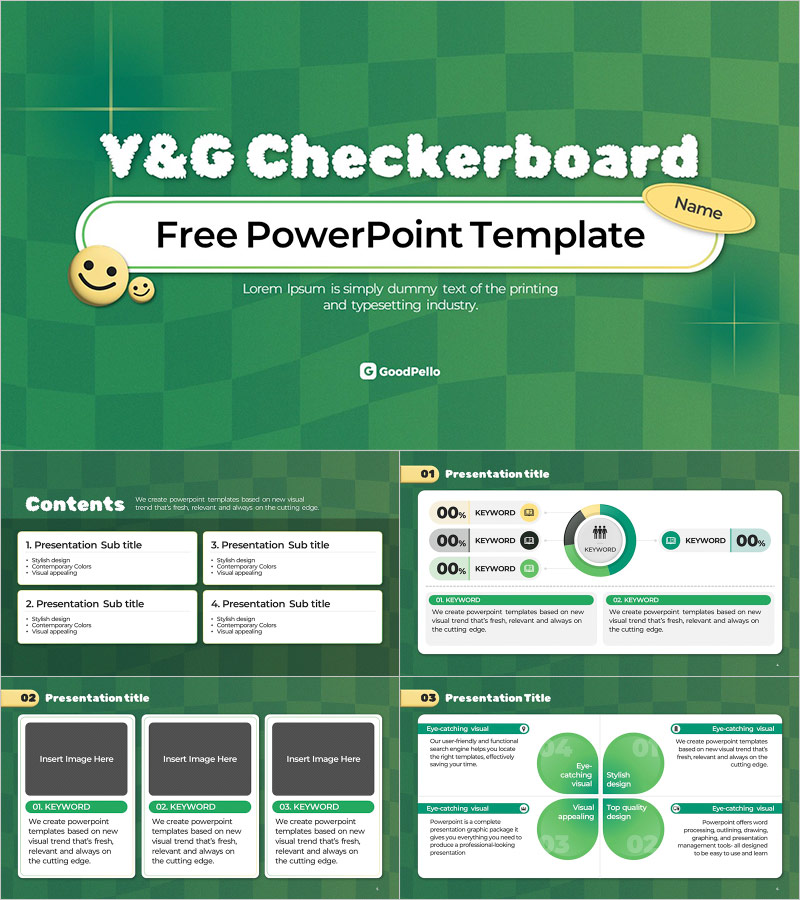 유쾌한 디자인의 무료 PPT 템플릿