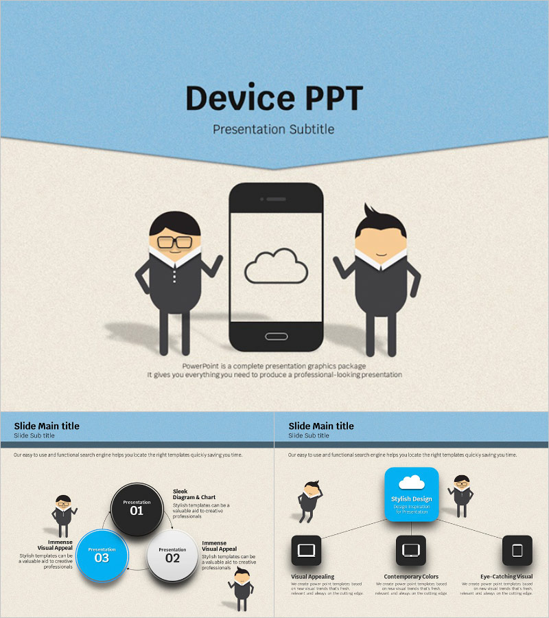 디바이스 애니메이션 템플릿 – 시각 효과로 눈길을 끄는 프레젠테이션