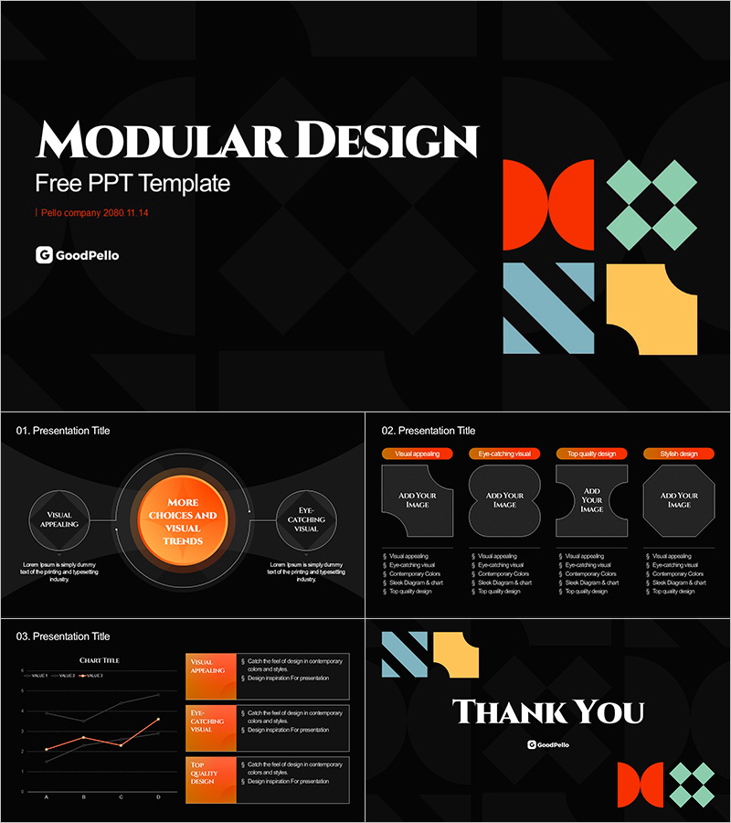 세련된 무료 PPT 템플릿