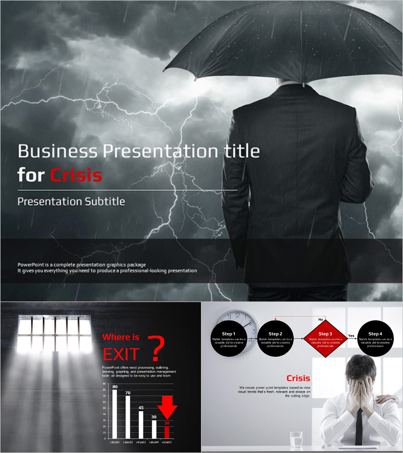 위기 피피티 – 감성 중심의 전환형 디자인