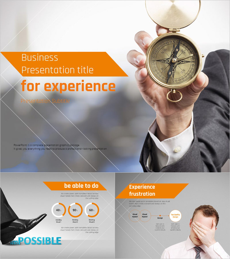 경험 중심 ZEN 프레젠테이션 템플릿 – 감성과 소통을 위한 슬라이드 디자인